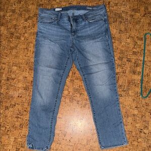 GAP Women's Light Blue Ankle Jeans